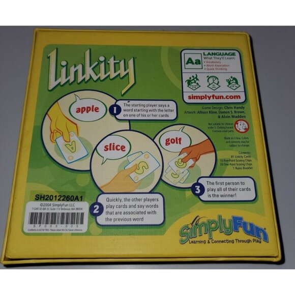 Simply Fun Linkity Game of Linkity-Split Chain Reactions - Language Learning Fun - Picture 5 of 5